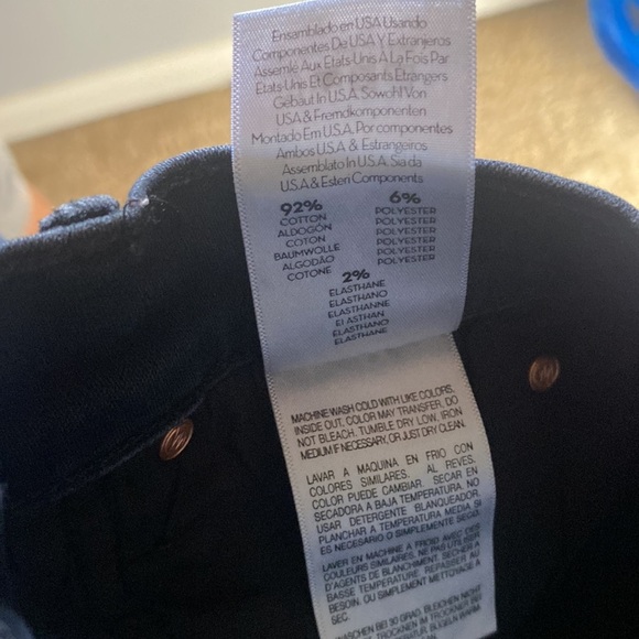 MOTHER THE RASCAL ANKLE SNIPPET IN BLACKBIRD HI RISE STRAIGHT LEG ANKLE SZ 27 - Picture 14 of 16